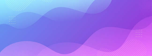 Purple and blue gradient background, wavy effect 
