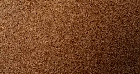 Brown natural leather as background, top view