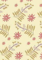 abstract pattern flowers