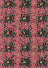 abstract pattern flowers