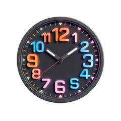Colorful and creative wall clock