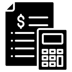 Budgeting  Icon Element For Design