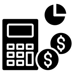 Budget Management  Icon Element For Design