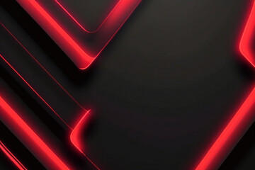 fondo rojo de l&iacute;nea abstracta de ne&oacute;n