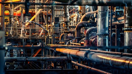 Close-up of a factory floor with machines in operation, depicting industrial energy consumption in manufacturing.