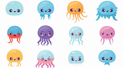 Cute jellyfish animal emotions tiny jellyfish
