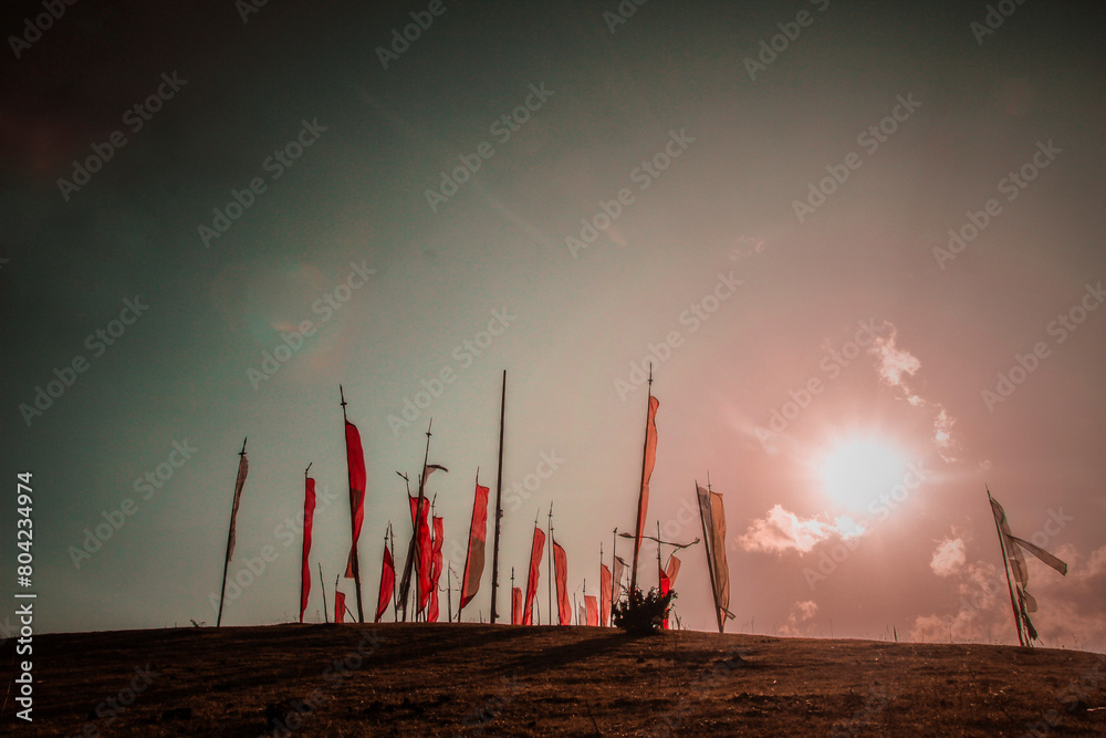 Canvas Prints Prayers flags are for long lives, for dead and for living