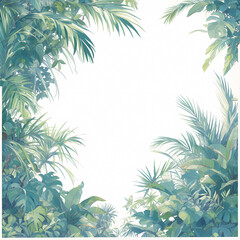 Discover the Wonders of Tropical Foliage - A Breathtaking Jungle Canvas Ready to Embrace Your Imagination