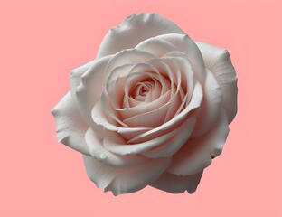 white roze Generative ai,
