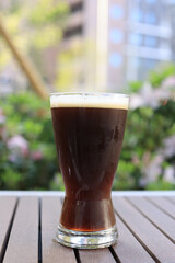 外で飲むビール