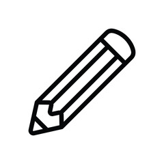 Fototapeta premium Pencile vector icon