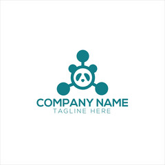 premium minimalism monkey vector logo icon illustration design
