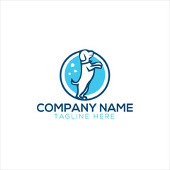 minimalist monoline lineart outline dog cat icon logo
