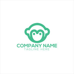 Bird logo design inspiration. Vector illustration of a bird perching on a branch. 
