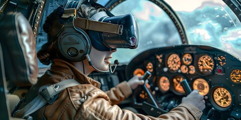 Pilots a Historic Aircraft or Drives a Vintage Car in a Thrilling Virtual Reality Experience