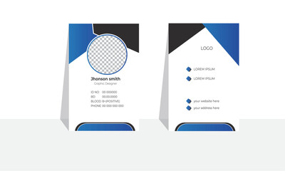 Modern  Corporate ID card design template.