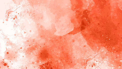 Impression watercolor red abstract texture art. Artistic bright bacground.