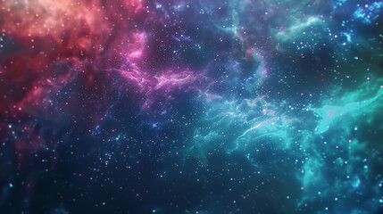 Obraz premium Holographic universe abstract background with vibrant. Futuristic. And ethereal glass morphism design for fantasy and science fiction futuristic digital art and cosmic space wallpaper with bright