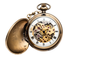 Timeless Elegance: A Glimpse Into the Past. On a White or Clear Surface PNG Transparent Background.