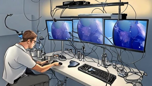 The manipulation of cellular processes using light is made possible through optogenetics experiments