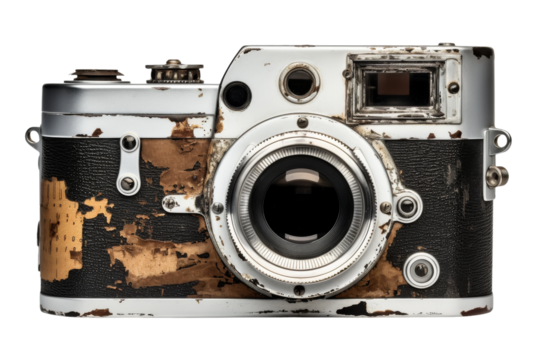 The Forgotten Relic of Time. On a White or Clear Surface PNG Transparent Background.
