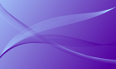 violet purple with smooth lines wave curve on soft gradient abstract background