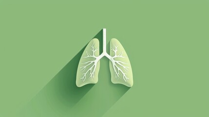 3D illustration of lungs, promoting lung health and smoking cessation