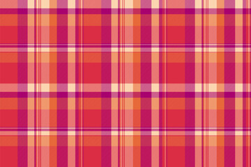 Fabric textile vector of check tartan background with a plaid pattern seamless texture.