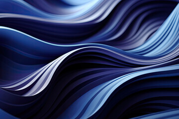 Blue and purple abstract waves