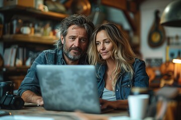 Together, they navigate the complexities of working from home, seamlessly blending professional responsibilities with the intimacy of domestic life