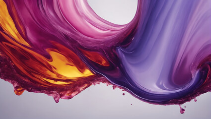 Visuals of liquid magma in shades of periwinkle, ruby, and citrine, pulsating and pulsing against a plain background with subtle lighting, capturing the essence of passion and vitality ULTRA HD 8K