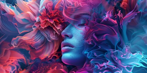 Abstract wallpaper or background design concept