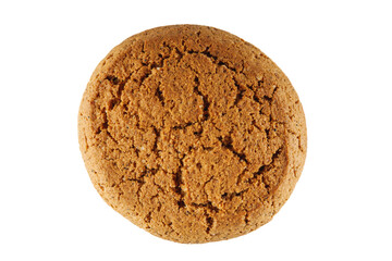 nutritious tasty oatmeal cookies on a white background