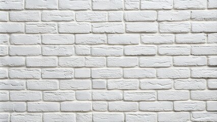 Texture of a white painted brick wall as a background or wallpaper.