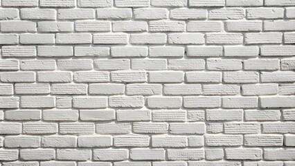Fototapeta premium Texture of a white painted brick wall as a background or wallpaper.