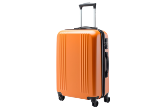 The Journey Begins: Citrus Dreams on Wheels. On a White or Clear Surface PNG Transparent Background.