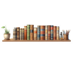Book Borders Sublimation Clipart