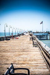 Fototapeta premium pier in the sea