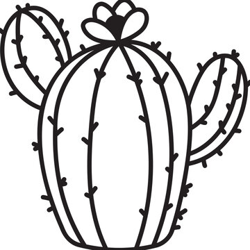 recommend clip art: cactus outline