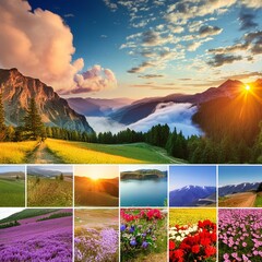 Collection of breathtaking images capturing the world's most picturesque landscapes.