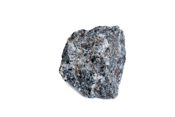 natural yooperlite gem stone on the white background