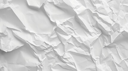 Obraz premium white crumpled fabric texture on low light background