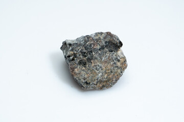 natural yooperlite gem stone on the white background