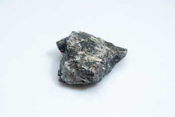 natural yooperlite gem stone on the white background