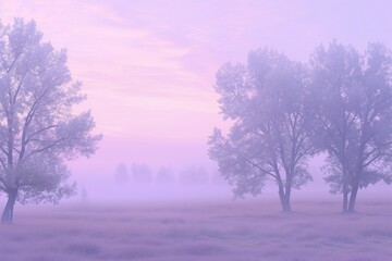 sunrise in soft pastel lilac and violet shades