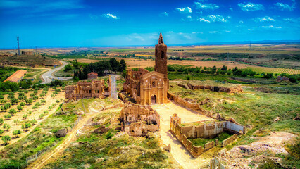 Ruins of Belchite Viejo - A Testament to History in Zaragoza