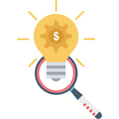 Solution Icon in Flat Style