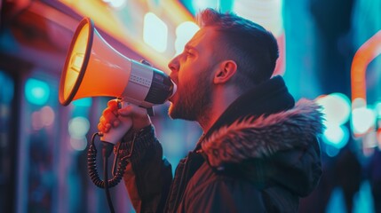 Inbound or outbound marketing, inbound marketing, man, outbound marketing, megaphone, Marketing, Strategy, Sales, Announcement, Blogging, Communication, Email, Growth, Business Strategy, Ideas, Magnet