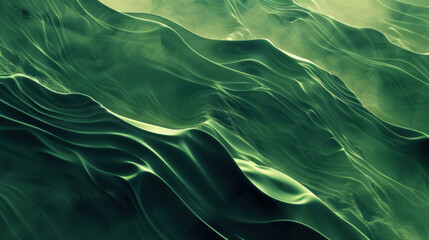 Green Wave Wallpaper Background