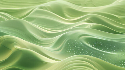 Green Wave Wallpaper Background